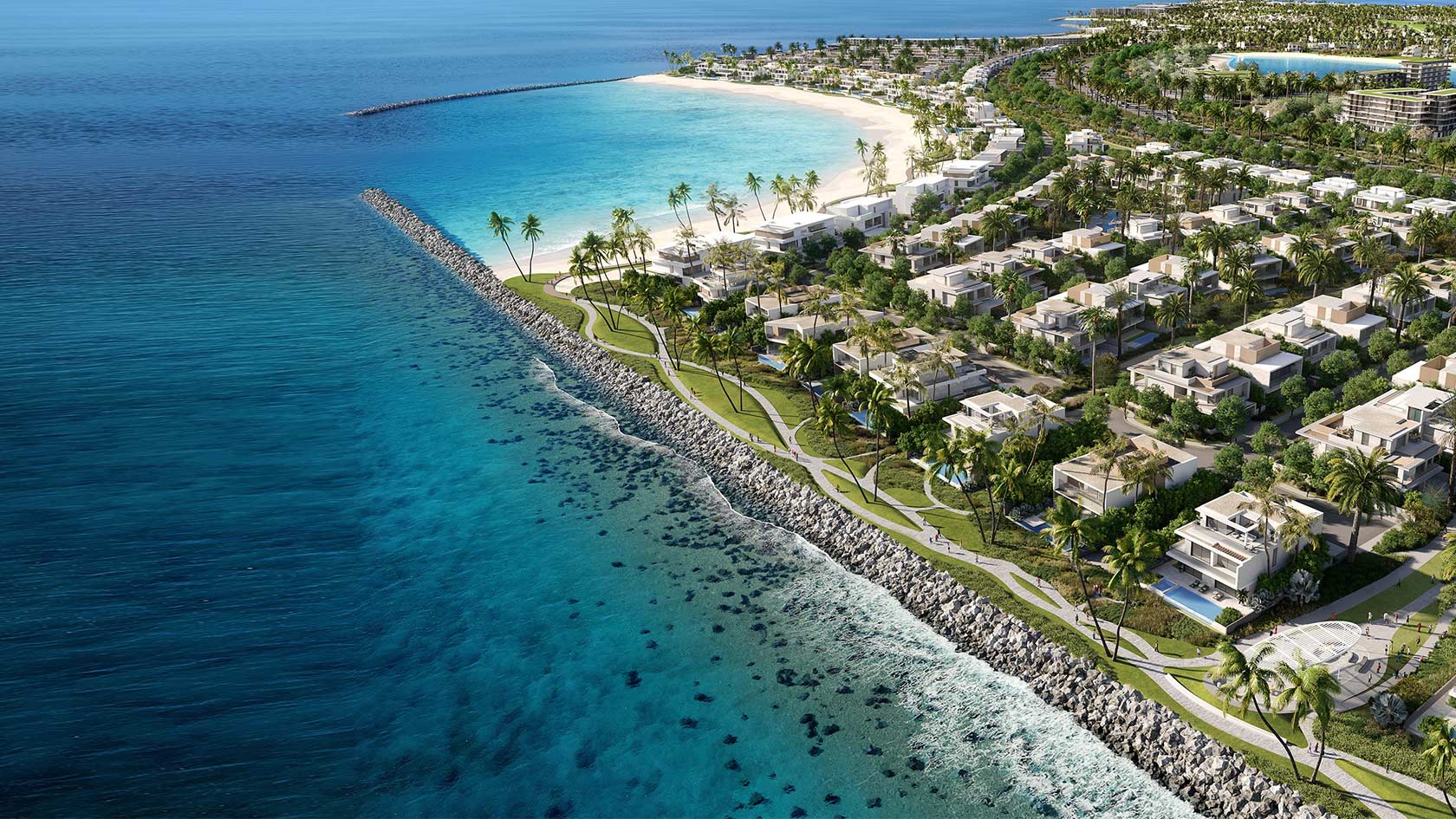 Dubai beachfront villas for investment